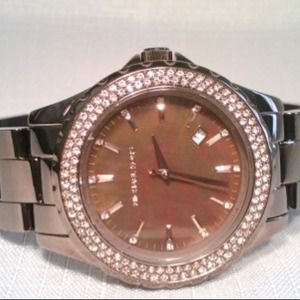 Michael Kor Madison crystal glitz Espresso