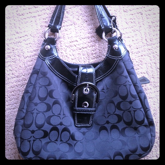 Authentic Black Coach Purse