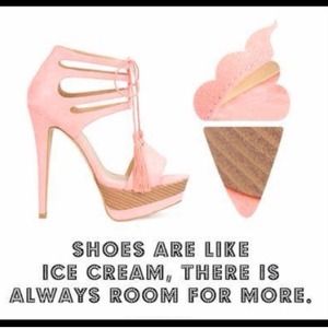 Just Fab lace up heels