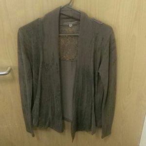 Brown patterned sweater