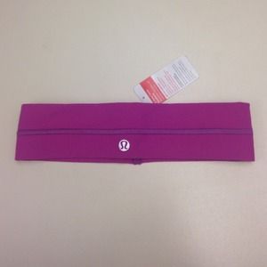 Pink lulu lemon headband