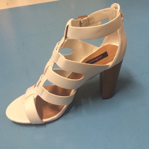 Brand New white heels.
