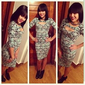 Sexy fitted sophisticated dress