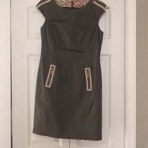 Olive green dress