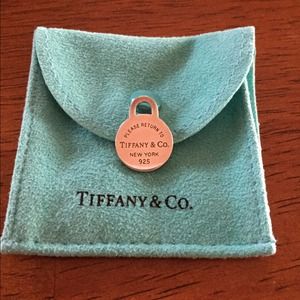 Tiffany & Co. round tag pendant
