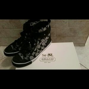 Coach high top sneakers