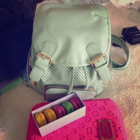 ASOS Handbags - Asos mint backpack