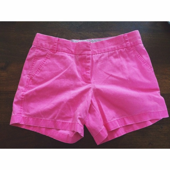 J. Crew pink shorts