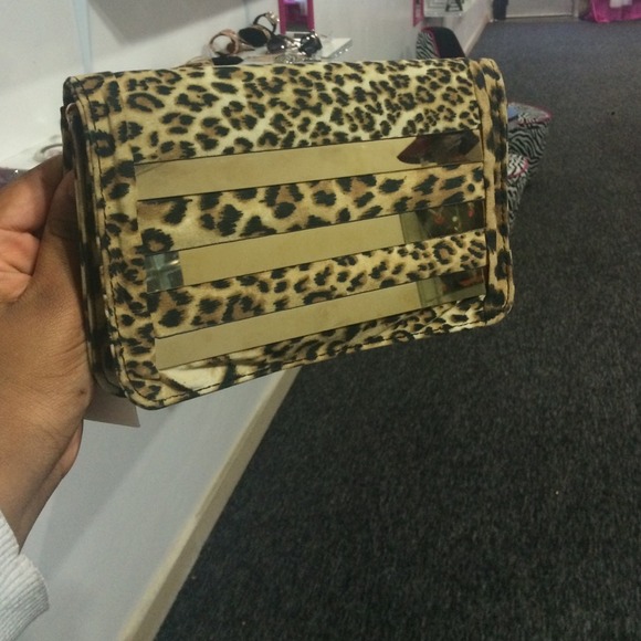 Leopard Purse Gold - Picture 1 of 1