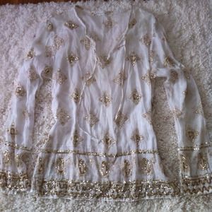 Gold sequined coverup