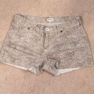Madewell spotted shorts!