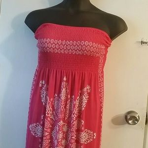 Pink summer dress 2x