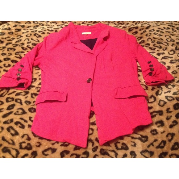 Hot pink blazer