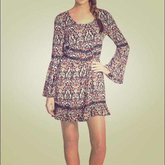 Modeled band of gypsies dress