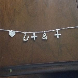 Swarovski sterling silver and crystal necklace