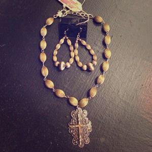 West coast cowgirl necklace & ear rings