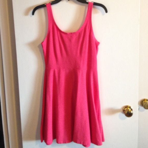 Express Dresses & Skirts - Coral tank skater dress from Express