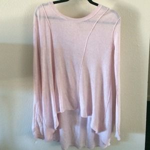 Free People pink sweater