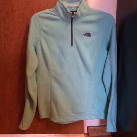 Robins egg blue ~ polar fleece zip up