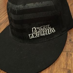 Black metal mulisha hat