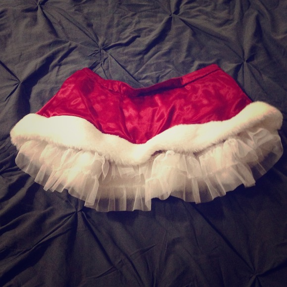 Victoria's Secret sexy Santa lingerie skirt