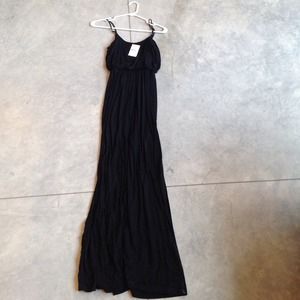 Black maxi dress
