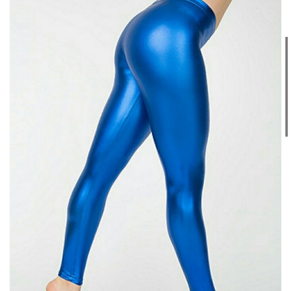 American apparel shinny nylon leggin