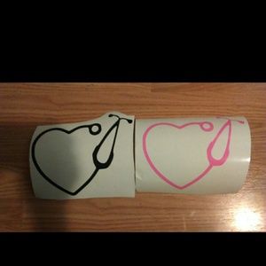 Nurse car decals one decal in one color