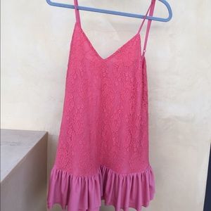 Lovers + Friends sure thing dress, coral