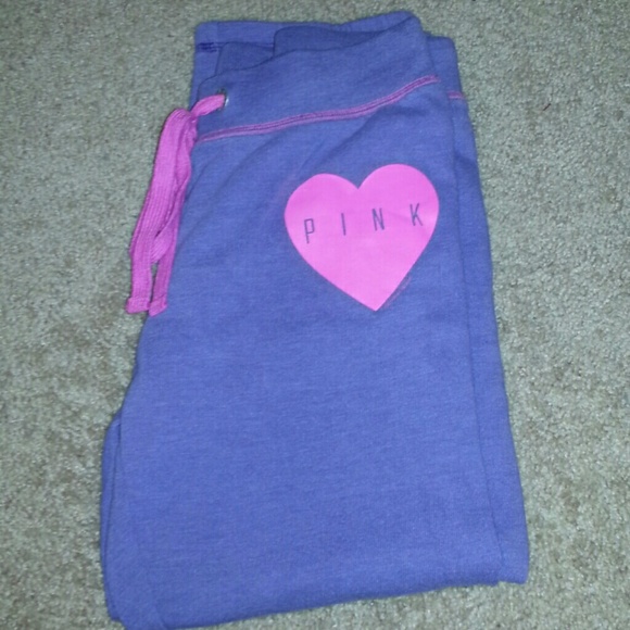 VS purple cropped sweat pants - Picture 3 of 4