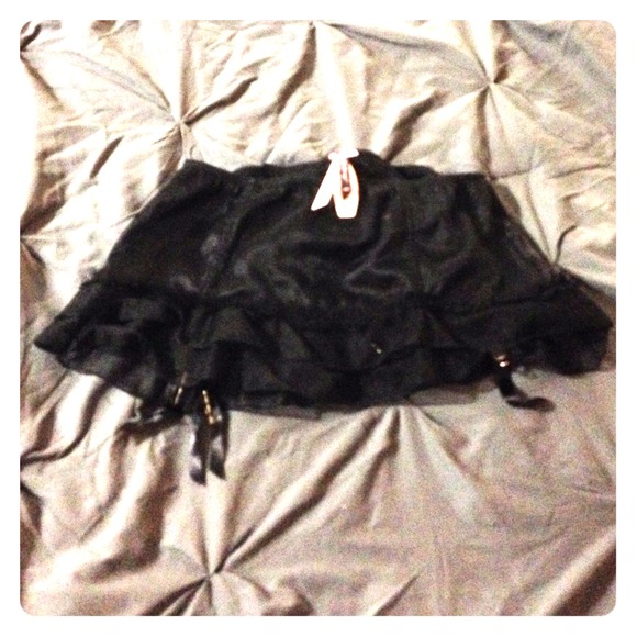 Black sexy little things lingerie skirt
