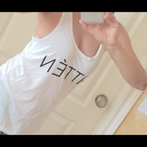 😻 white kitten halter top 😻 - Picture 2 of 4