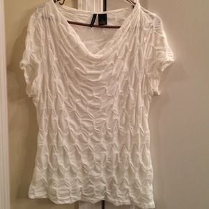 Short sleeve white top-new without tags