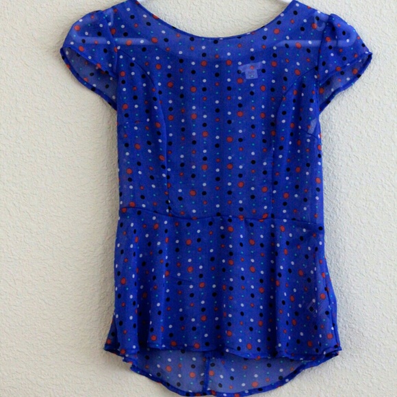 Dotted Elegant Shear Shirt