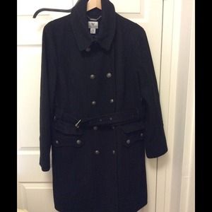 Wool plus size coat