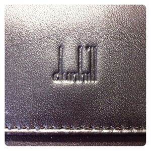 Black Leather Clutch by Alfred Dunhill