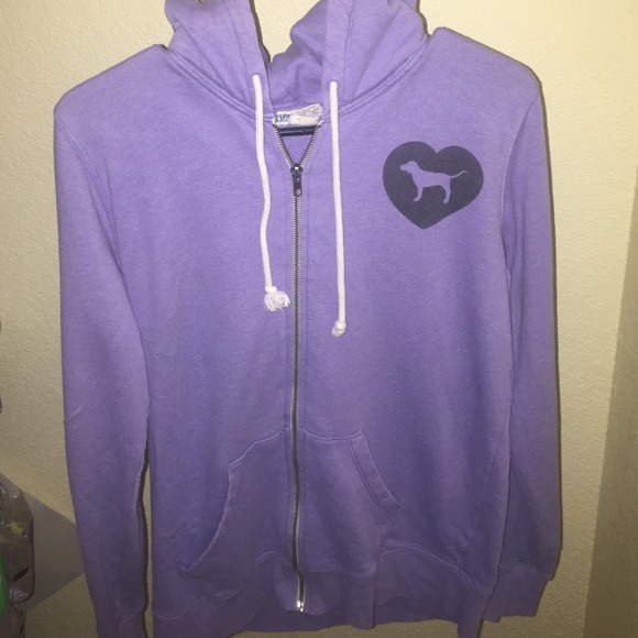 Victoria's Secret PINK purple zipup