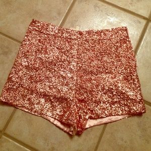 Sequin shorts