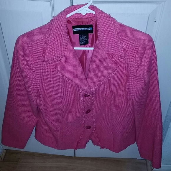 Fushcia ladie's blazer