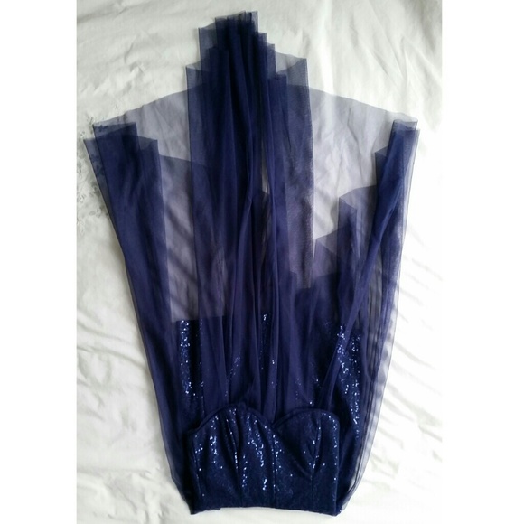 ▪ like new ▪ strapless sequined evening dress