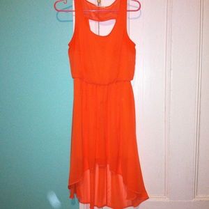 High-low summer dress