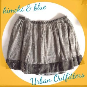 Velvet & Lace Skirt.