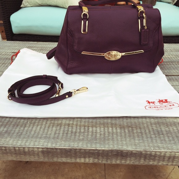 Purple Coach Bag