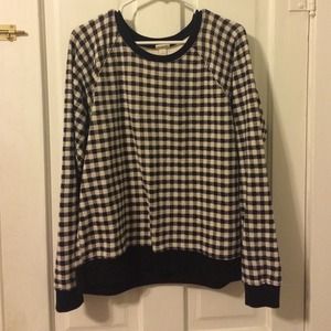 JCrew Houndstooth Sweater