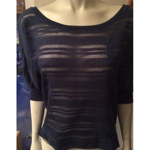 A&F Navy Blue Blouse