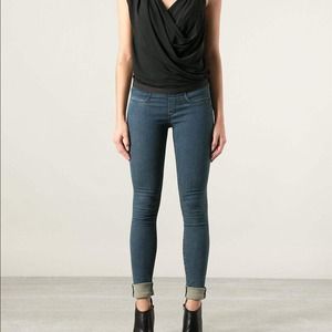 Helmet Lang Stretch Denim Legging on HOLD