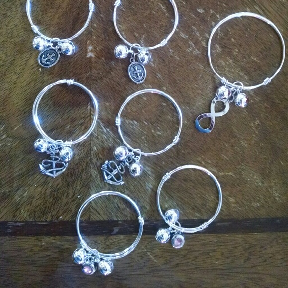 Baby bell bangle bracelet