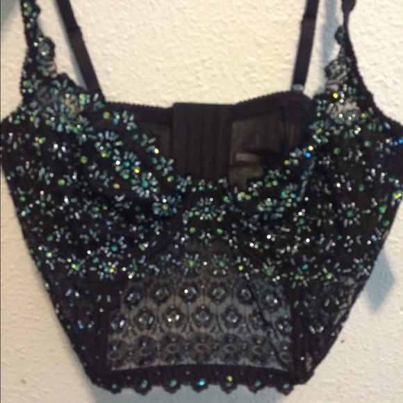 Bebe lace bustier. new with tags