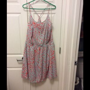 Forever 21 plus size open back dress