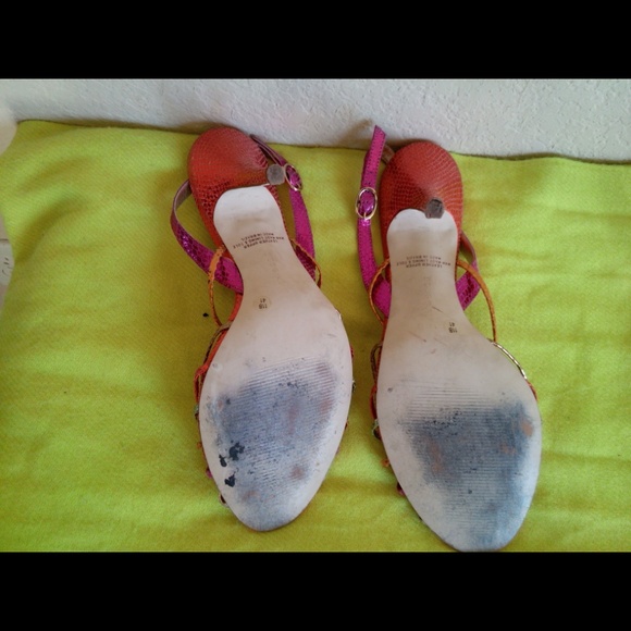 Bcbg multi colored sandals- size 11 - Picture 3 of 4